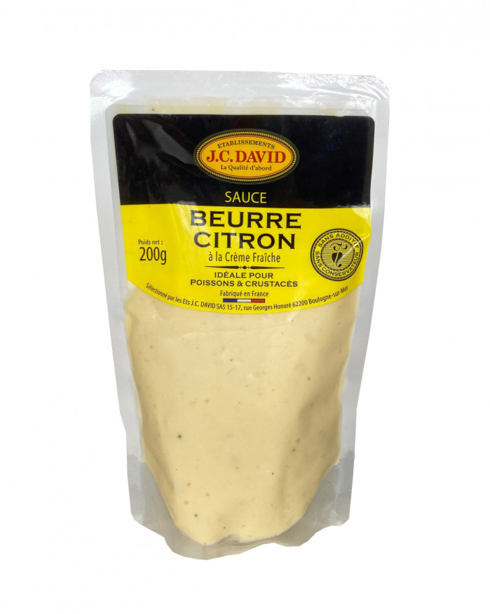 Sauce Beurre Citron - JC DAVID - 200g