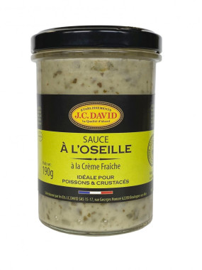 Sauce à l'oseille - JC DAVID - 190g