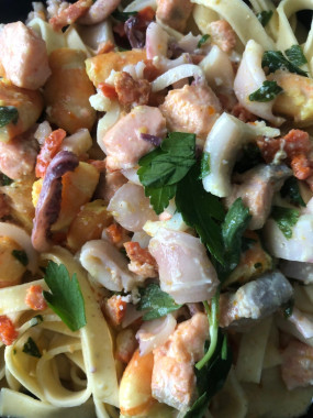 Tagliatelles de la mer - Pour 2 personnes