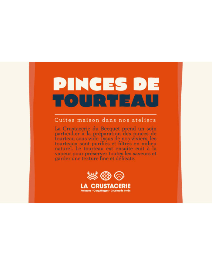 Pinces de tourteau cuites maison - 1kg