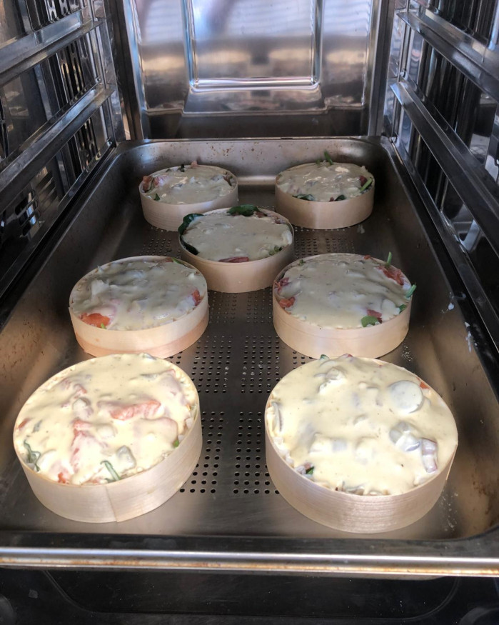 Gratin de saumon/épinards (FAIT MAISON) - La part
