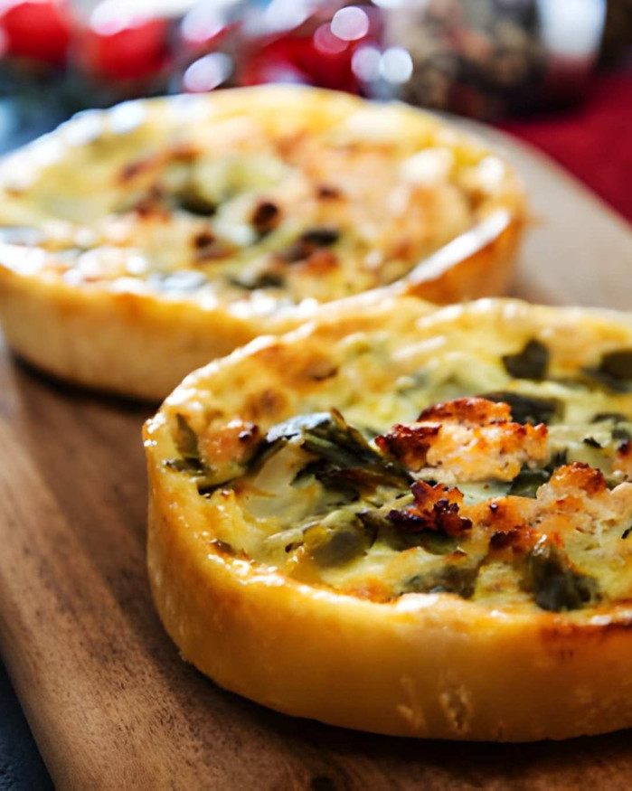Quiche Saumon/Poireaux Maison - Pièce