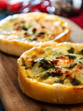 Quiche Saumon/Poireaux Maison - Pièce