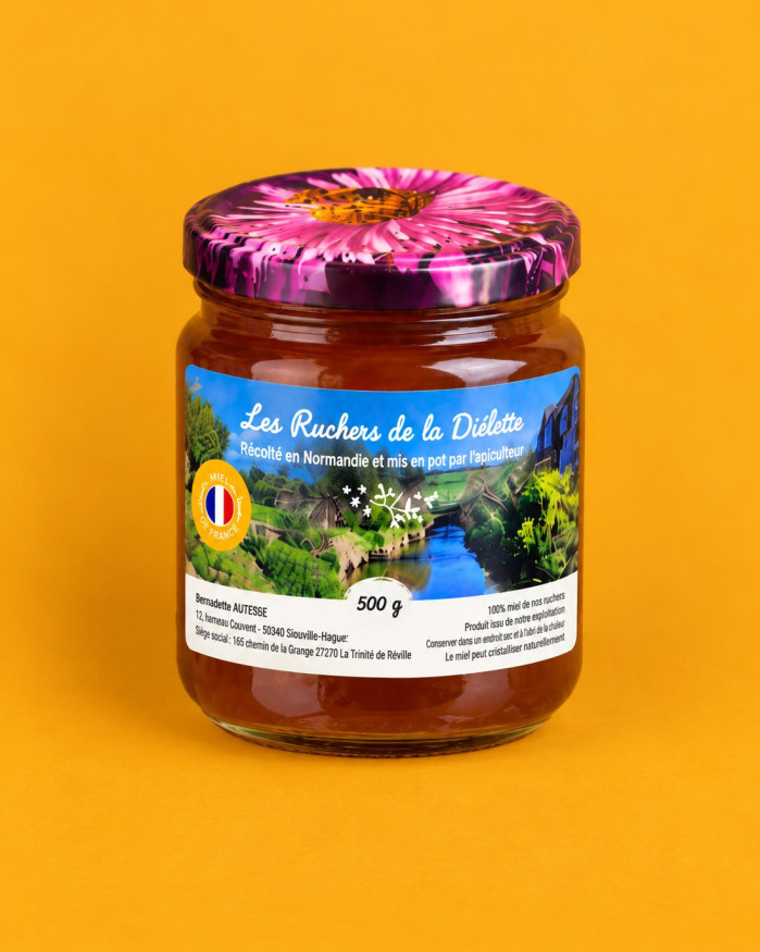 Miel d'été - Les Ruchers de la Diélette - 500g