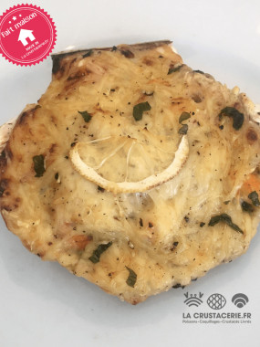 Coquille Saint Jacques Gratinée