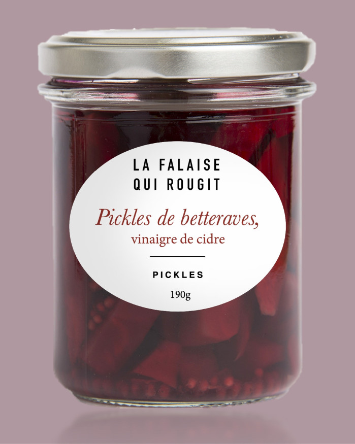 Pickles de betteraves de la Vallée de la Bresle, vinaigre de cidre