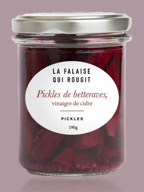 Pickles de betteraves de la Vallée de la Bresle, vinaigre de cidre