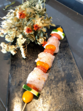 Brochette Lotte Chorizo 