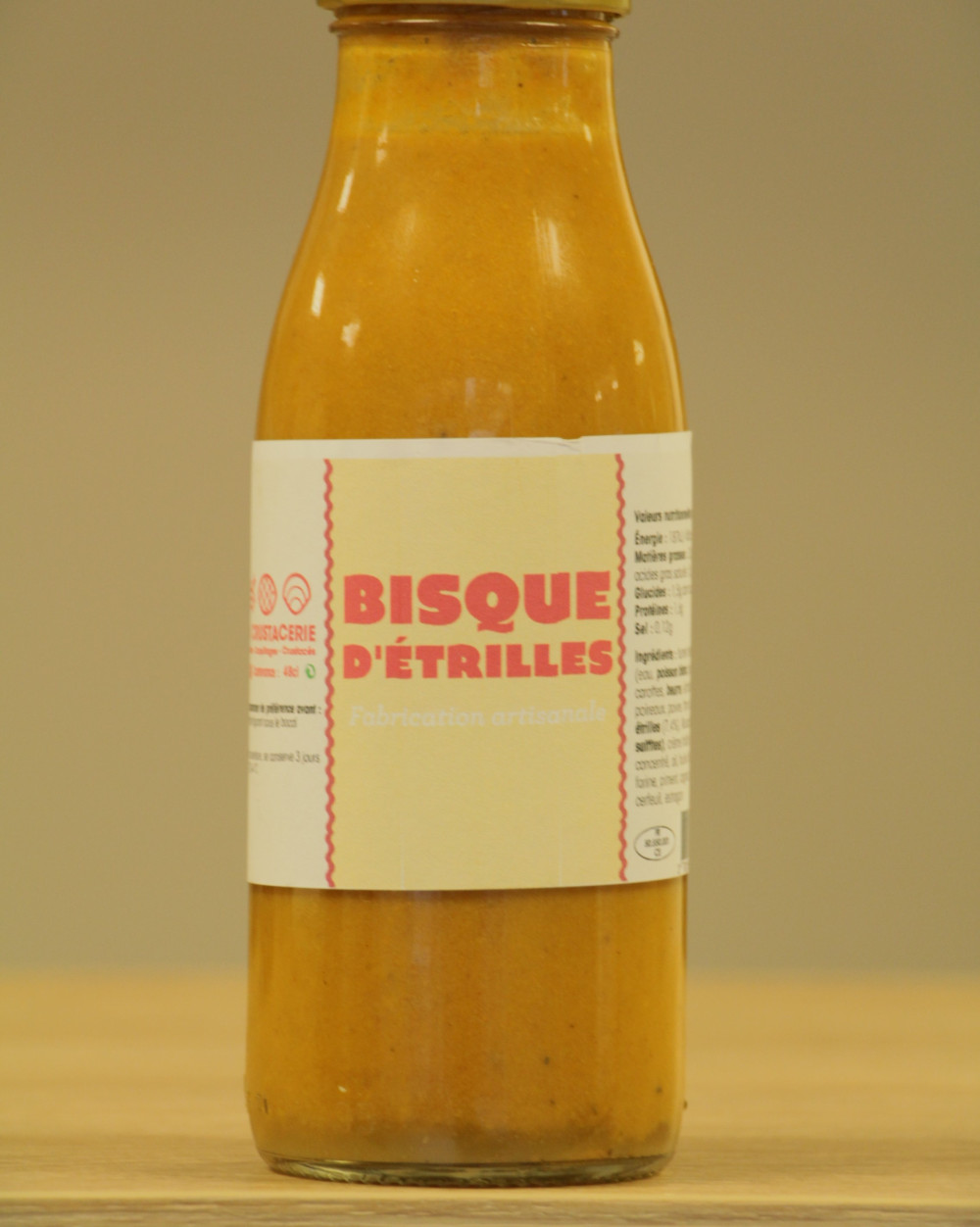 Bisque d'étrilles 48cl La Crustacerie LA CRUSTACERIE.FR
