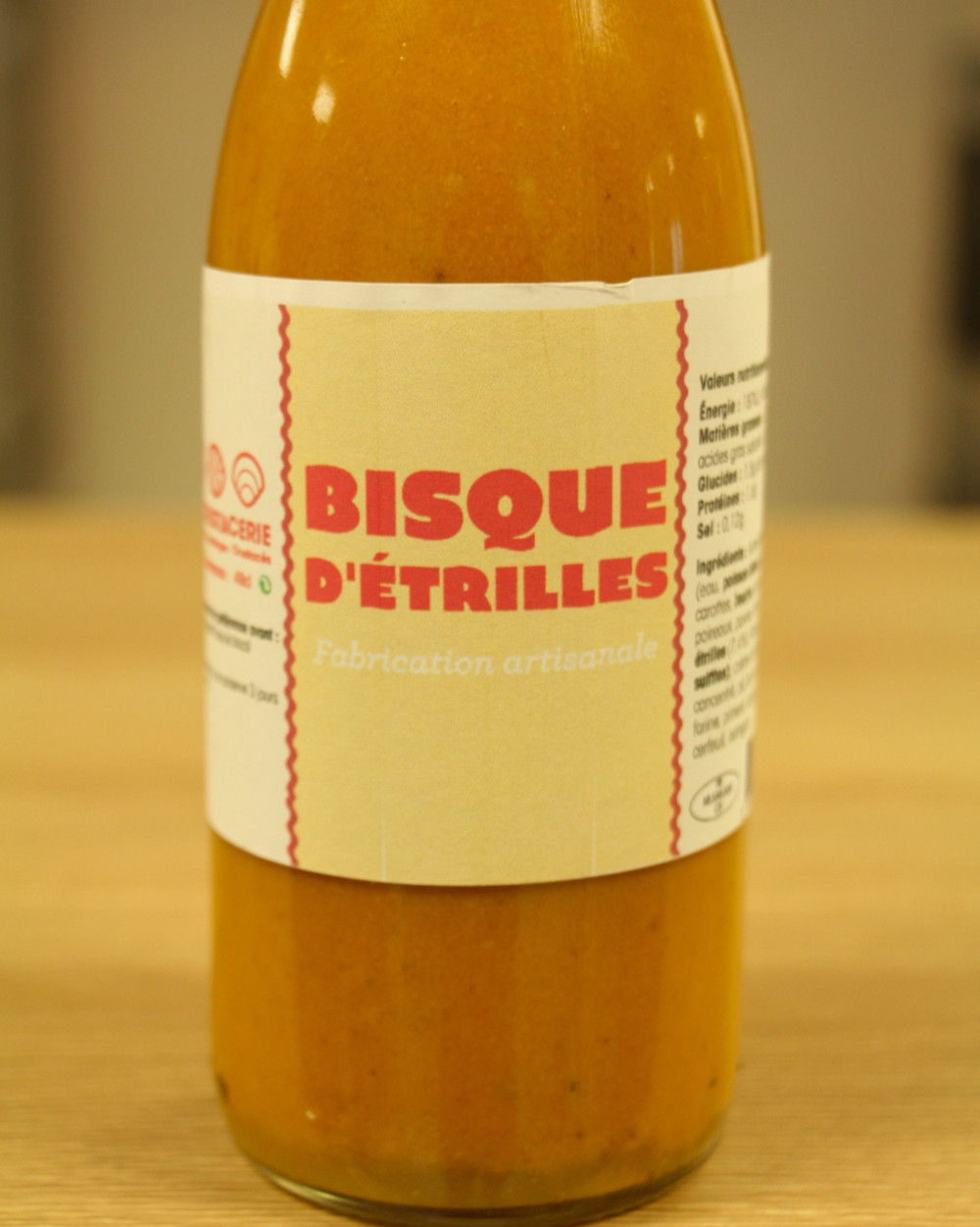 Bisque d'étrilles 48cl La Crustacerie LA CRUSTACERIE.FR